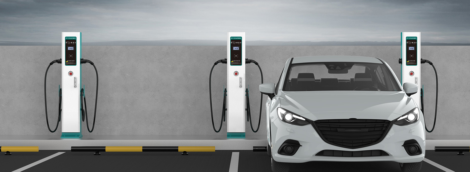NKR -AC002 落地式電動汽車充電站